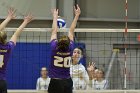 Volleyball vs Emerson  Wheaton College Women's Volleyball vs Emerson College. - Photo by Keith Nordstrom : Wheaton, Volleyball, VB2019